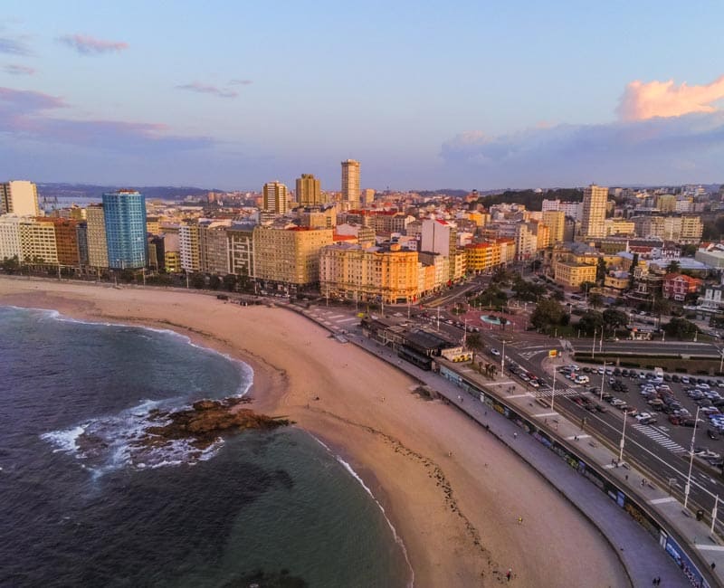 Obras de pocería sin zanjas en La Coruña